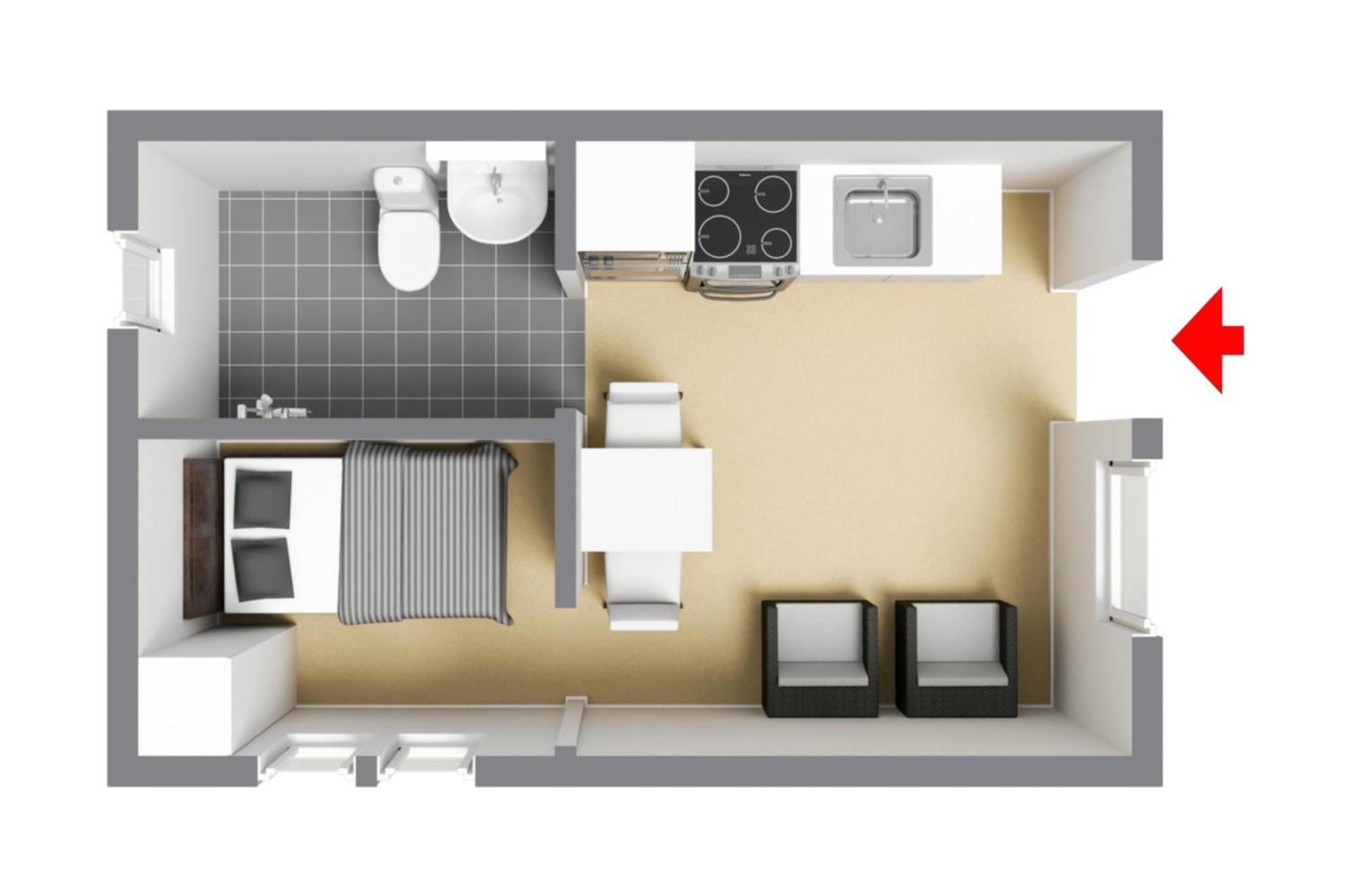 First Camp Aarhus - Jylland Hotel Bilik gambar